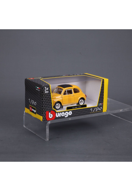 Bburago 1:24 Fiat 500 F 1965 Yellow