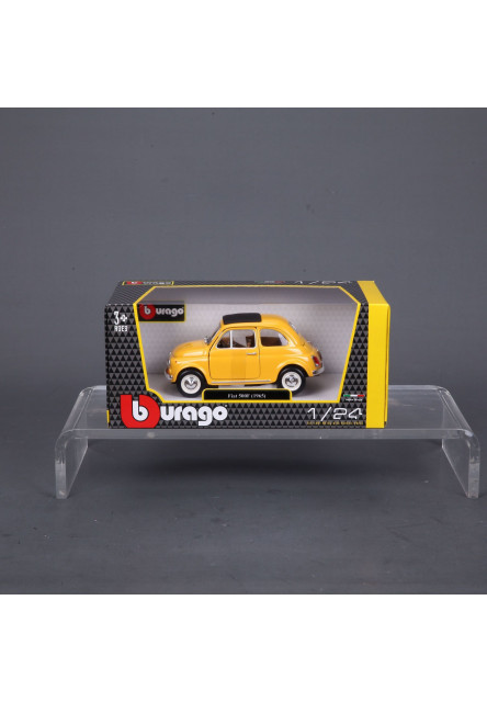 Bburago 1:24 Fiat 500 F 1965 Yellow