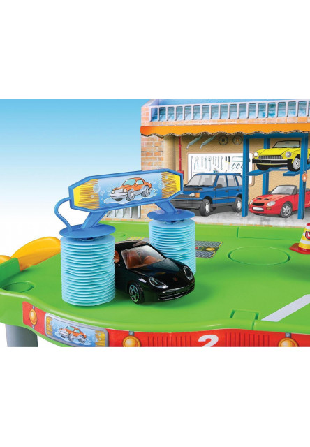 Bburago 1:43 Street Fire garáž s autoservisom