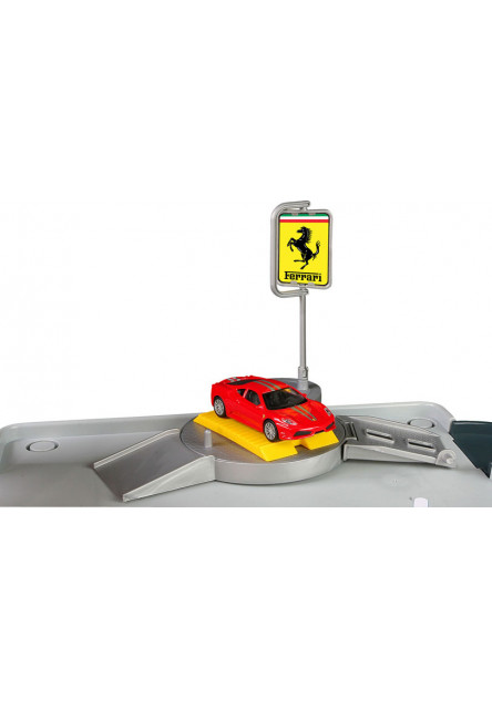 Bburago PLAY 1:43 Ferrari Race & Play Parking Garage - 2 autíčka