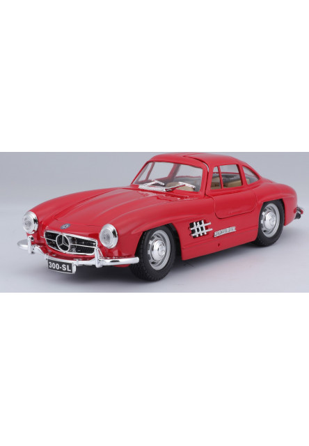 Bburago 1:24 Mercedes Benz 300SL Red