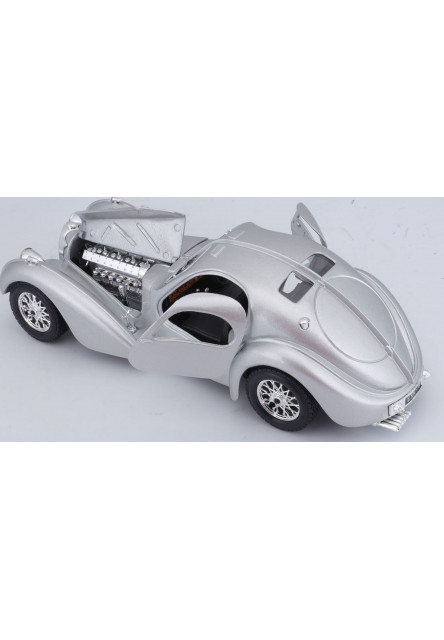 Bburago 1:24 Bugatti Atlantic Silver
