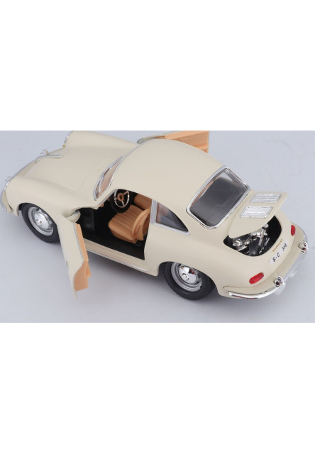 Bburago 1:24 Porsche 356B Coupe (1961) Ivory
