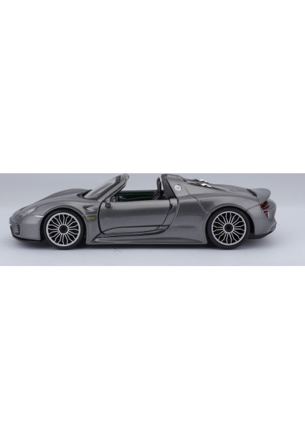 Bburago 1:24 Plus Porsche 918 Spyder Metallic Grey