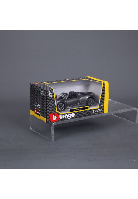Bburago 1:24 Plus Porsche 918 Spyder Metallic Grey