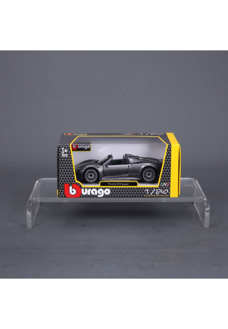 Bburago 1:24 Plus Porsche 918 Spyder Metallic Grey