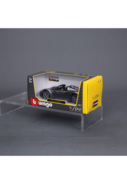 Bburago 1:24 Plus Porsche 918 Spyder Metallic Grey