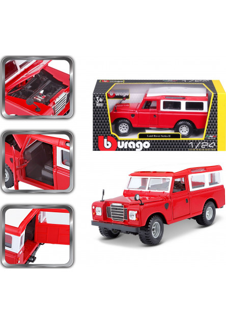Bburago 1:24 Land Rover Red
