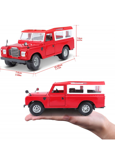 Bburago 1:24 Land Rover Red