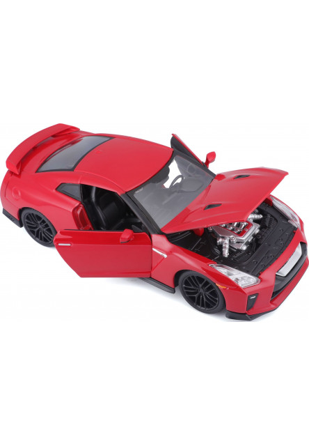 Bburago 1:24 Plus Nissan GT-R Red