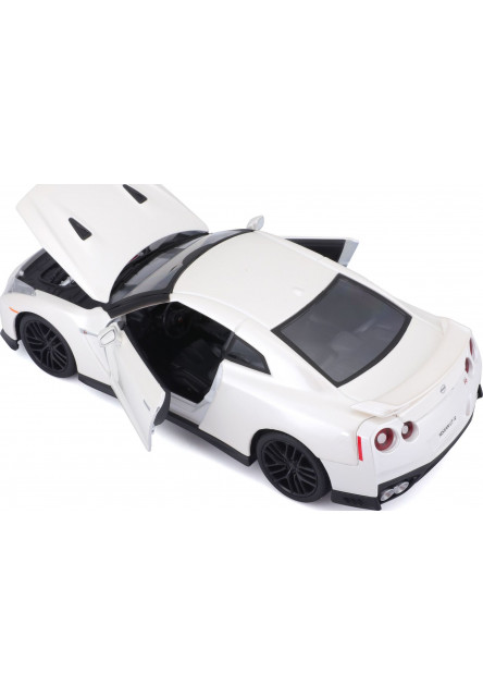 Bburago 1:24 Plus Nissan GT-R Metallic White