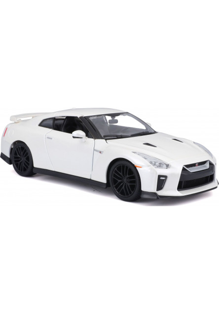 Bburago 1:24 Plus Nissan GT-R Metallic White