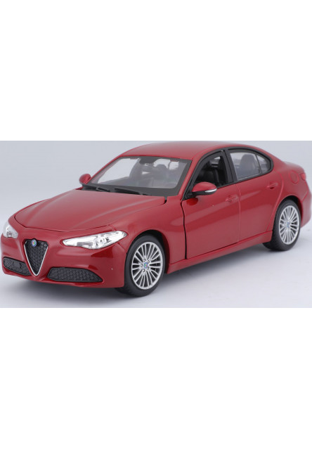 Bburago 1:24 Plus Alfa Romeo Giulia (2016) Metallic Red