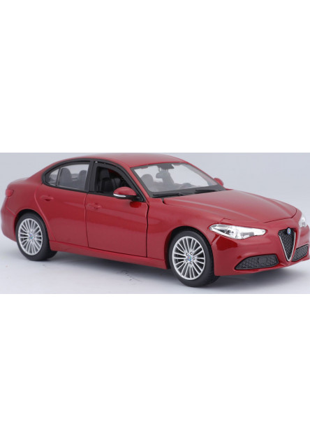 Bburago 1:24 Plus Alfa Romeo Giulia (2016) Metallic Red