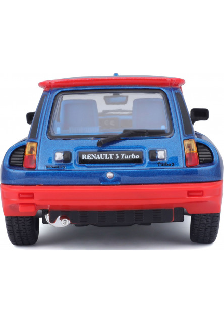 Bburago 1:24 Plus Renault 5 Turbo modré
