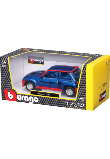 Bburago 1:24 Plus Renault 5 Turbo modré