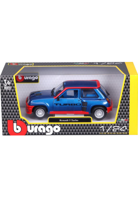 Bburago 1:24 Plus Renault 5 Turbo modré