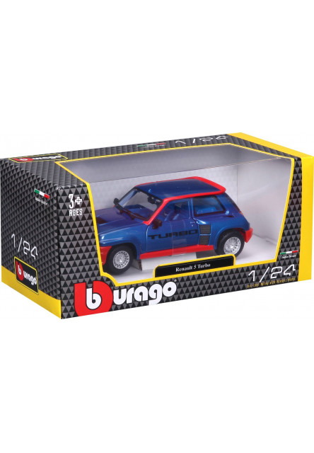 Bburago 1:24 Plus Renault 5 Turbo modré