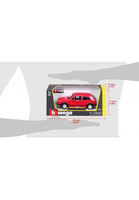 Bburago 1:24 Plus Volkswagen Golf MK1 GTI Red
