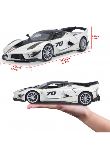 Bburago 1:18 Ferrari TOP  FXX-K EVO Nr.70 (white/black)