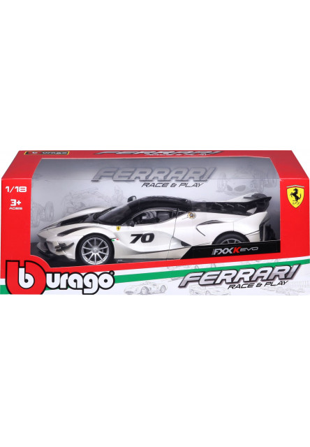 Bburago 1:18 Ferrari TOP  FXX-K EVO Nr.70 (white/black)