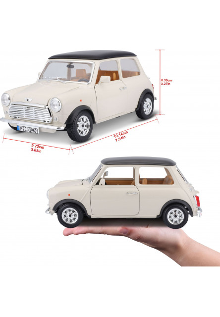Bburago 1:18 Mini Cooper (1969) Beige
