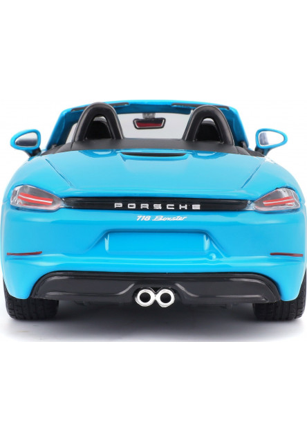 Bburago 1:24 Plus Porsche 718 Boxster Blue