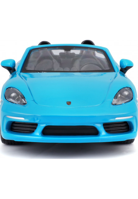 Bburago 1:24 Plus Porsche 718 Boxster Blue