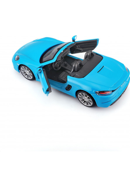 Bburago 1:24 Plus Porsche 718 Boxster Blue