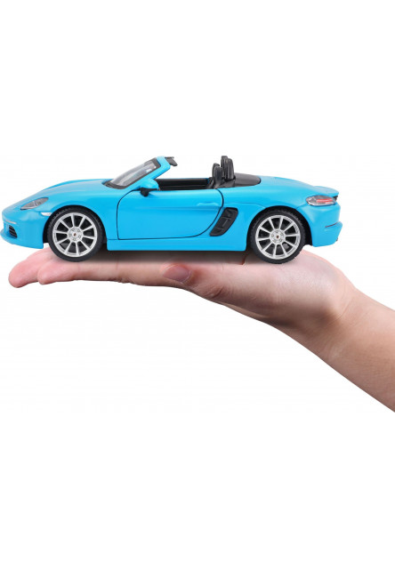 Bburago 1:24 Plus Porsche 718 Boxster Blue