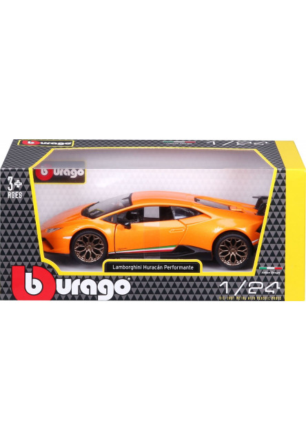 Bburago 1:24 Plus Lamborghini Huracan Performance Orange