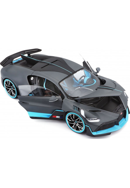 Bburago 1:18 TOP Bugatti Divo Grey