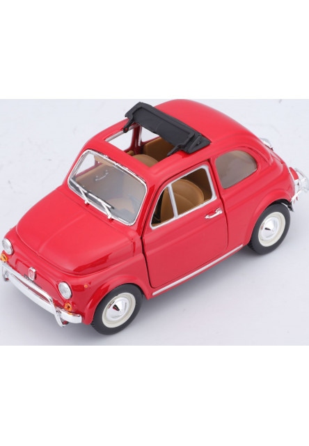 Bburago 1:24 Fiat 500L (1968) Red