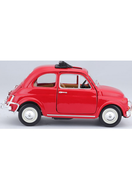 Bburago 1:24 Fiat 500L (1968) Red