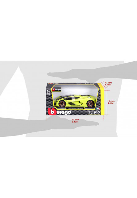 Bburago 1:24 Plus Lamborghini Terzo Millenio Green