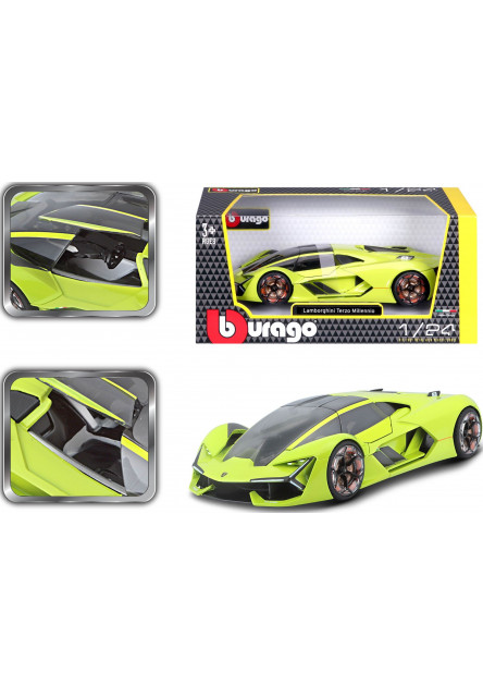 Bburago 1:24 Plus Lamborghini Terzo Millenio Green