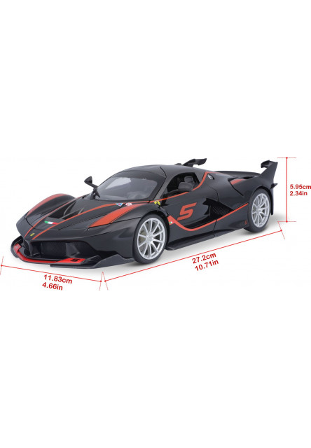 Bburago 1:18 Ferrari TOP FXX K Black