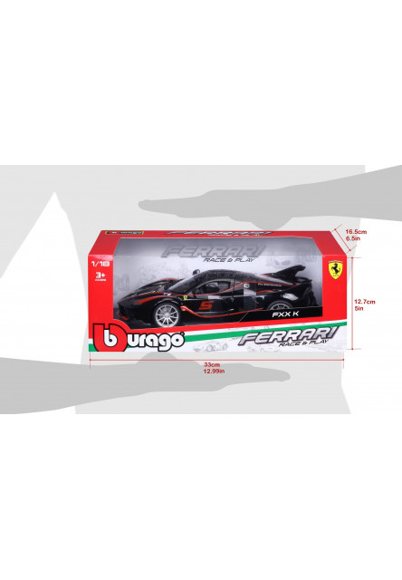 Bburago 1:18 Ferrari TOP FXX K Black