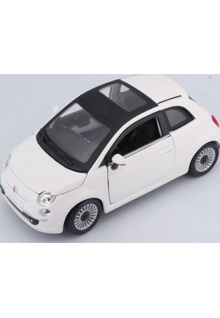 Bburago 1:24 Fiat 500 (2007) White