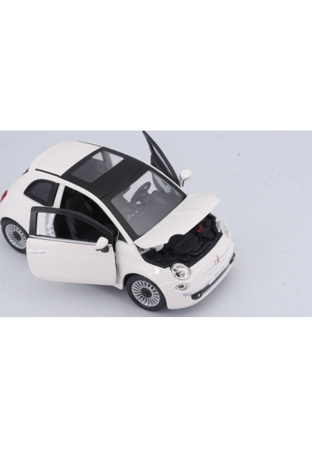 Bburago 1:24 Fiat 500 (2007) White