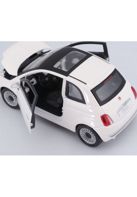 Bburago 1:24 Fiat 500 (2007) White