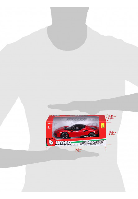 Bburago 1:24 Ferrari  TOP SF90 Stradale red