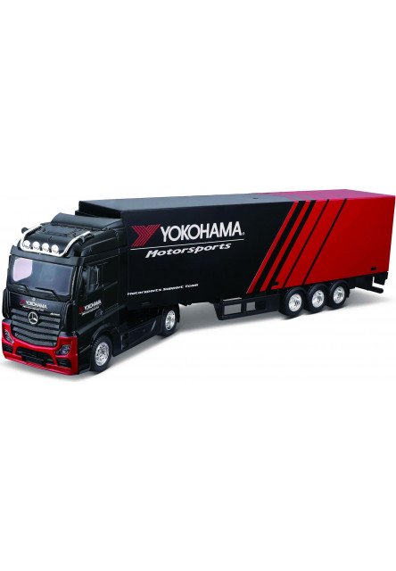 Bburago 1:43 MB Actros Gigaspace / Trailer - Yokohama