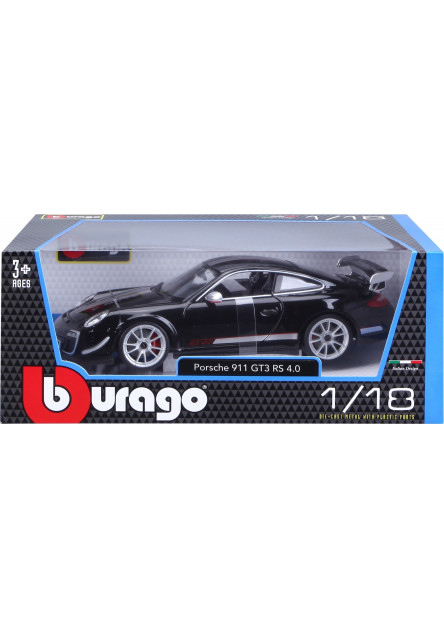 Bburago 1:18 Plus - PORSCHE 911 GT3 RS Black