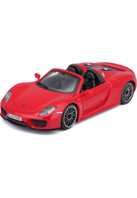 Bburago 1:24 Plus Porsche 918 Spyder Red