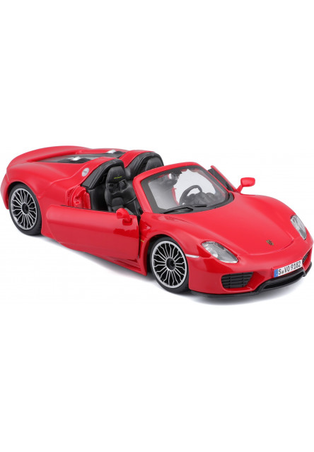 Bburago 1:24 Plus Porsche 918 Spyder Red