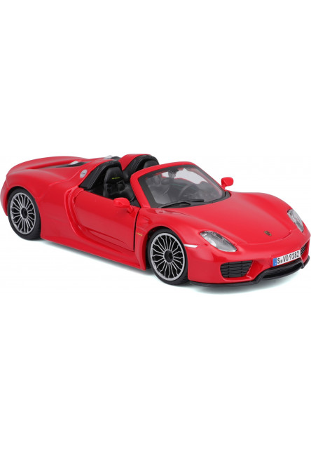 Bburago 1:24 Plus Porsche 918 Spyder Red