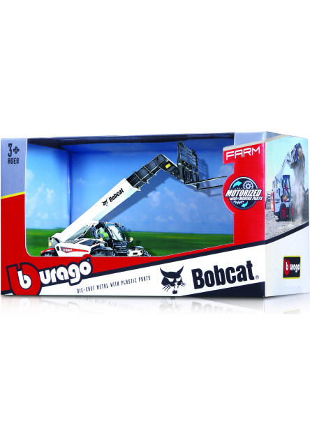 Bburago 1:.50 Bobcat T40.180SLP Telehandler w/Pallet Fork