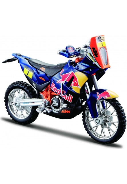 Bburago 1:18 WRB KTM CYCLE - KTM 450 Rally (Dakar Rally) Bburago