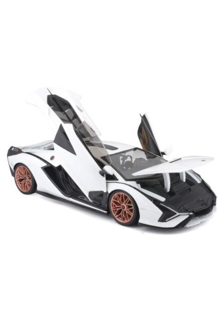 Bburago 1:18 TOP Lamborghini Sián FKP 37 White/Black